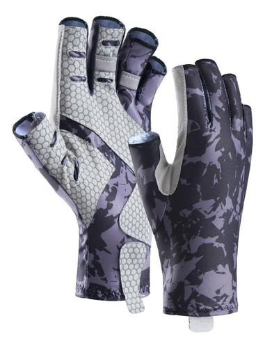 Guantes De Pesca Upf50 Guantes De Sol, Protección Uv, Guante