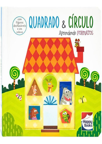 Aprendendo... Formatos Circulo & Quadrado, de Mammoth World. Editora Happy Books, capa dura, edição 1 em inglês, 2023