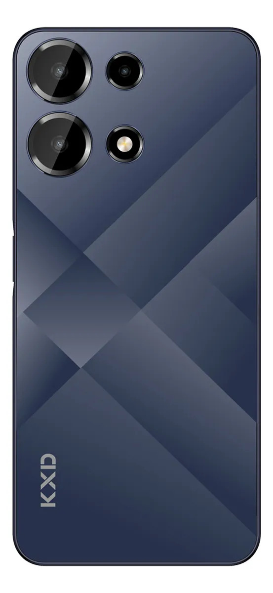 Teléfono Celular Kxd A10 Dual Sim 128gb Rom 4 Gb Ram Smartphones Cámara De 13 Mp Pantalla Hd+ 6.6 Reconocimiento Facial 4500mah Android 13 Color Azul Oscuro