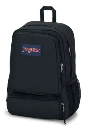 Mochila Jansport Doubleton Negra Black Notebook Jns029