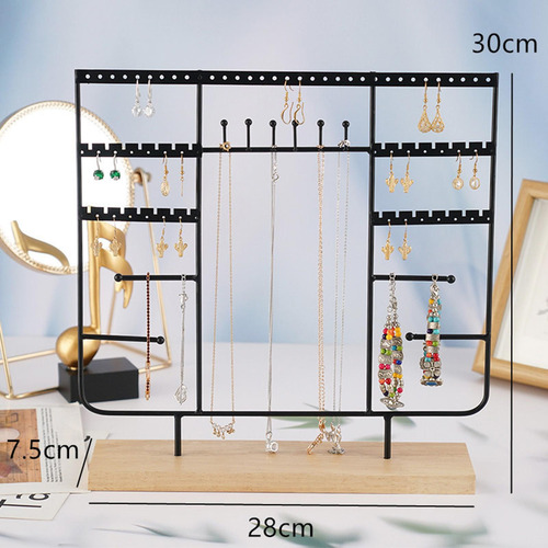 Soporte Organizador De Joyas Con Soporte Colgante De Base De