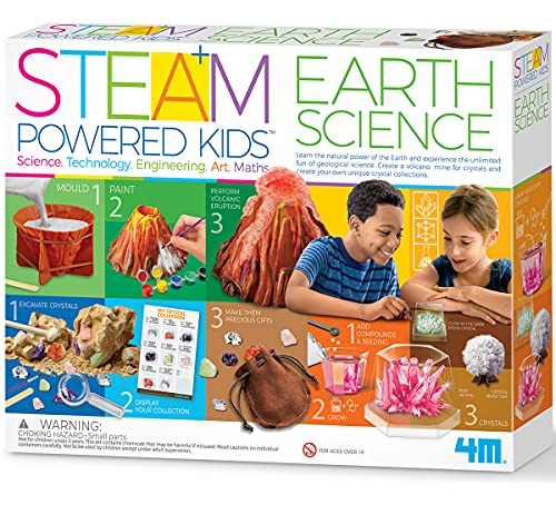 Toysmith, Steam Powered Kids Deluxe Earth Science Kit, Make