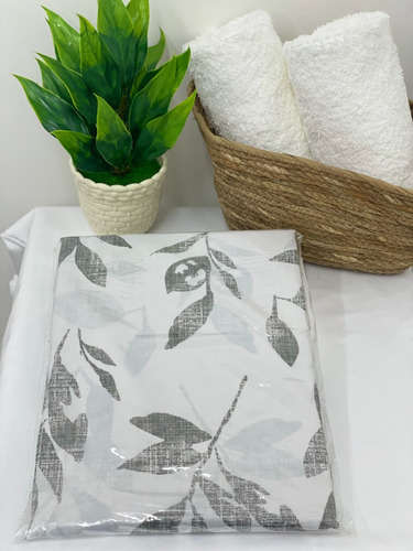 Cortina De Baño Teflón Estampada Impermeable Tela Premium Liana