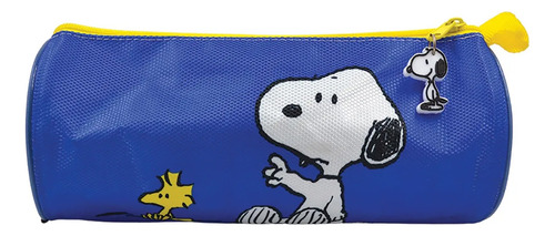 Lapicera Cilindrica Escolar Snoopy Danpex Azul Snoopy
