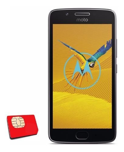 Kit Claro + Celular Motorola Moto G5 32gb 13mpx 4g - Gris