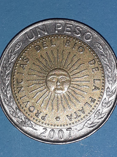 Moneda De 1 Peso Del Año 2007