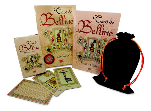 Tarô De Belline  ( Livro + 53 Cartas + Brinde Porta Cartas)