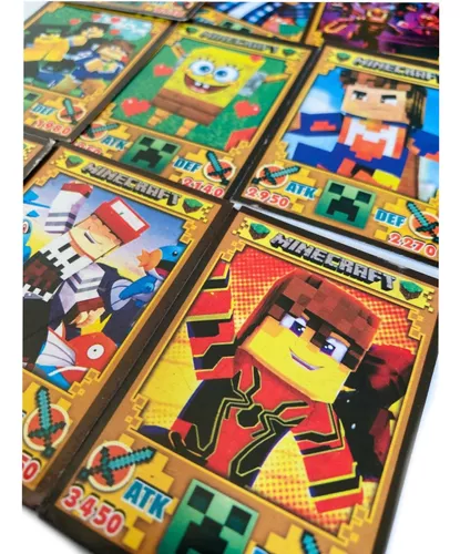 Kit 50 Pacotinhos = 200 Cards Roblox Para Crianças Coleção