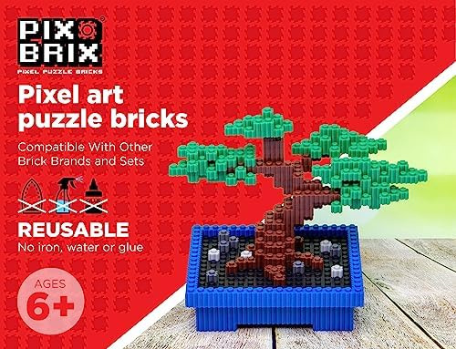 Pix Brix Cubo De Ladrillos De Rompecabezas Pixel Art ' Kit D