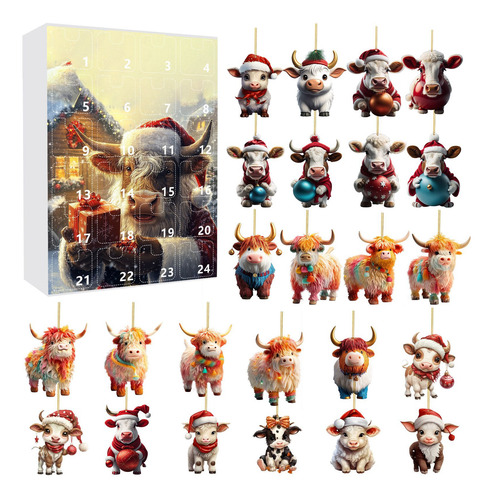Set De Regalo B Santa Claus Con Cuenta Regresiva Para Navida