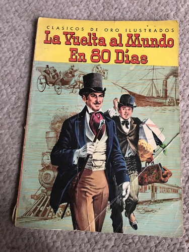 Libro Antiguo La Vuelta Al Mundo En 80 Dias Español