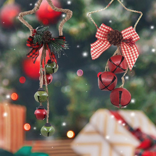 Adorno Colgante Para De Navidad Longitud 19,5 Cm 32 Cm 2x