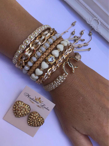 Imagem 10 de 10 de Mix Pulseiras Coloridas Ajustavel Moda Blogueira Verão Praia