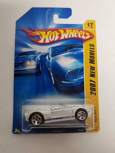 Hot Wheels Ford Gtx-1 White Color 2007 New Models 17 Of 36