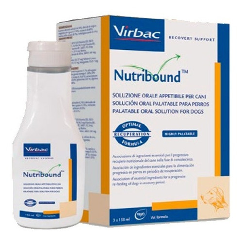 Imagen 1 de 1 de Nutribound Fórmula Especial Recuperación Perros 150ml Virbac