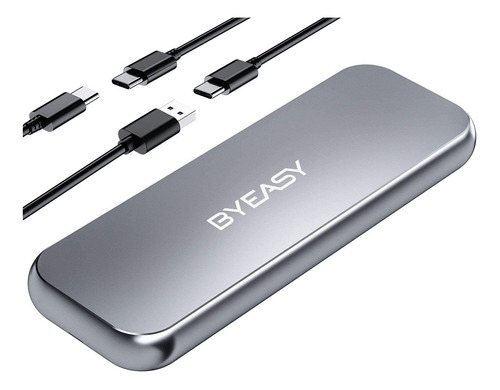 Adaptador De Carcasa Ssd Con Usb C + Cables Usb C Y Usb