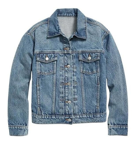 Chaqueta Femenino Old Navy Denim Azul