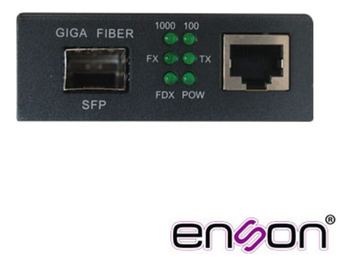 Convertidor De Fibra Enson Sfp/utp Fuentes De Poder Y Sistem