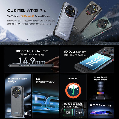 Oukitel Wp Series Wp 35 Verde Limón