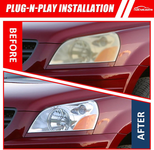Faro Delantero Compatible Con Honda Pilot 2003 2004 2005 Car