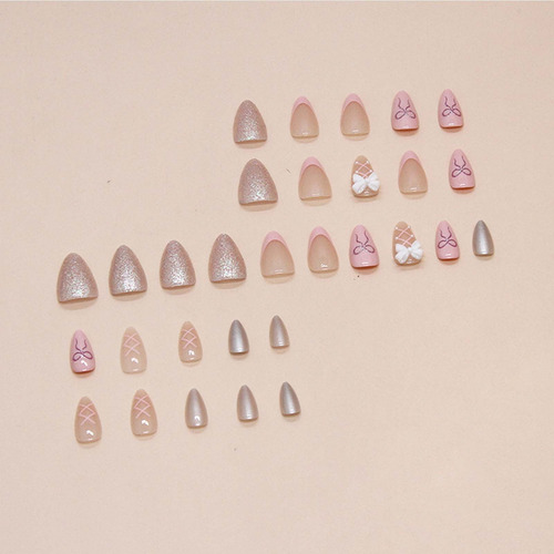 Colorete En Polvo Para Uñas En Forma De T, Estilo Blanco, 1