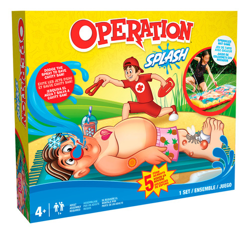 Operación Splash Juego De Agua Hasbro 66202