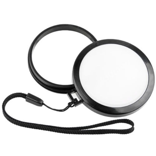 Mennon 55mm Balance De Blancos Tapa Filtro Montura Para Cano