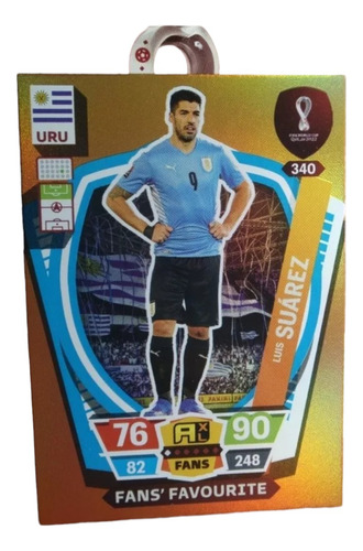 Adrenalyn Qatar 2022 Luis Suarez Fans' Favourite Uruguay