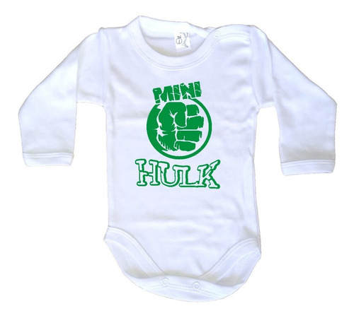 Ropa Body Para Bebé Guagua Avengers Hulk Mini 