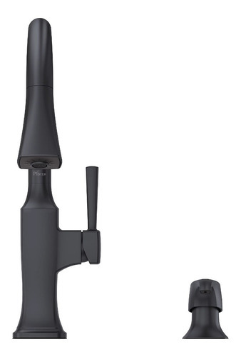 Grifo De Cocina Pfister F-529-7kf Monomando Con Dispensador Acabado Mate Color Negro