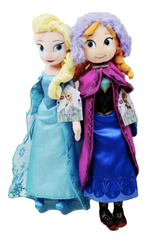 Muñeca Peluche Juguete Anna Y Elsa Regalo Ideal Niñas