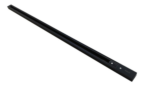 Trilho Eletrificado 2m + 6 Spots Gu10 C/ Lâmpada Dimerizavel Estrutura Preto 110v