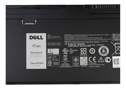 Bateria Dell Latitude E7240 Series Type Wd52h