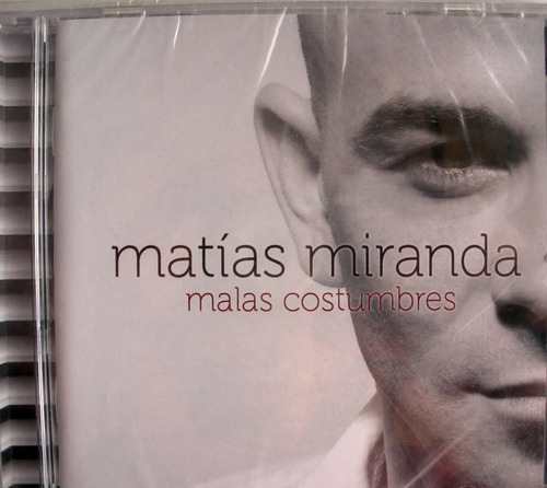 Matias Miranda - Malas Costumbres - Cd Promo Nuevo Cerrado