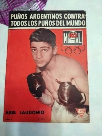 Ko Mundial 212 Abel Laudonio - Lamina Francisco Nuñez Boxeo