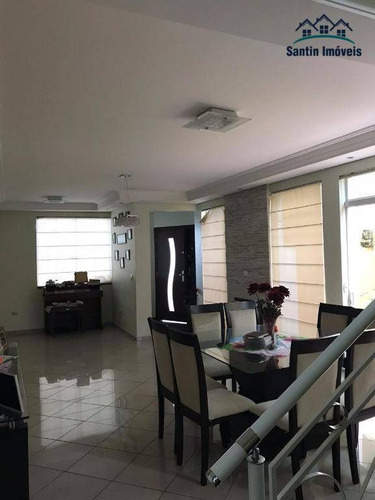 Imagem 4 de 19 de Sobrado De 202 M² Com 03 Dormitórios (sendo Uma Suíte Master Com Banheira Hidromassagem), À Venda Por R$ 920.000- Paulicéia- São Bernardo Do Campo/sp - So0256