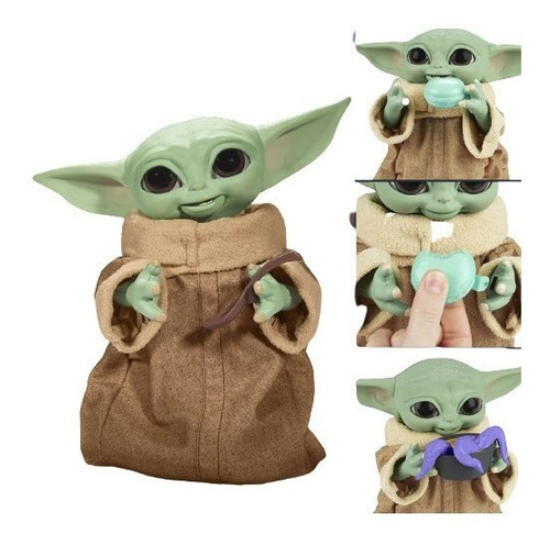 Grogu Animatronic Child Baby Yoda Snackin Galactic Star Wars