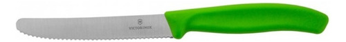 Victorinox Set De Cuchillos De Mesa Y Tomate , 11 Cm Verde