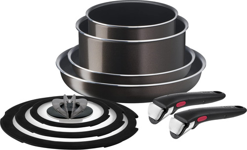 Tefal L Tifal Handle Removable Pot And Frying Pan Set, 9-pi.