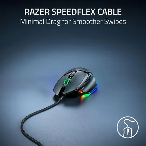 Razer Basilisk V3: Mouse Ergonómico Para Juegos Con Cable