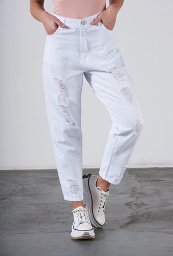 Imagen 2 de 9 de Jeans Mujer Denim Levanta Cola Elastizado Moda C3nitho