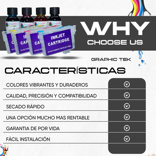 Cartuchos Rellenables Compatibles Epson Xp 4100 4101 4105