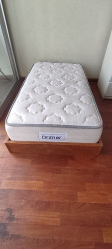 Cama Montessori Minimalista Para Niños + Colchón Drimer