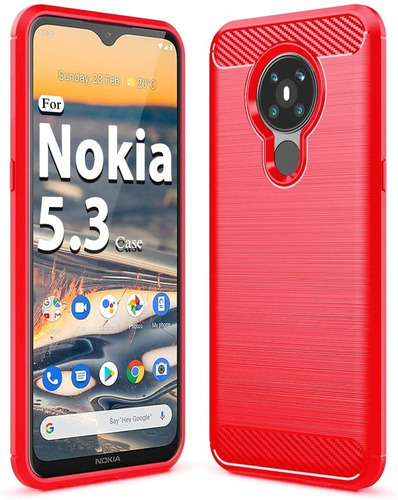 Funda Tpu Para Nokia 5.3, Tecnología De Absorción De Impacto