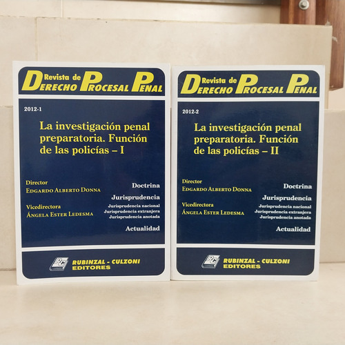 Investigación Penal Preparatoria Función Policías 2ts. Donna