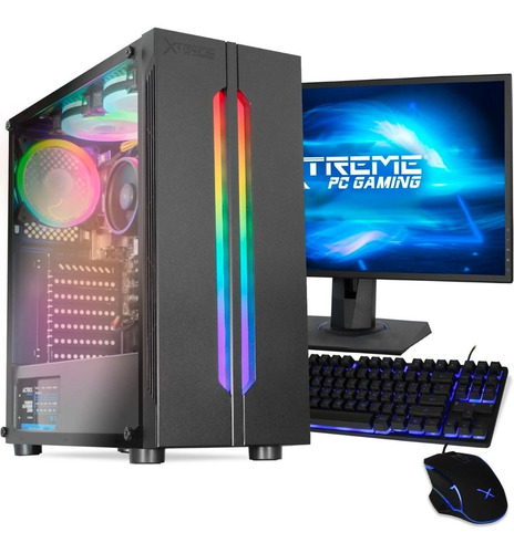 Xtreme Pc Amd Radeon Renoir Ryzen 5 4650g 16gb 2t Monitor 24