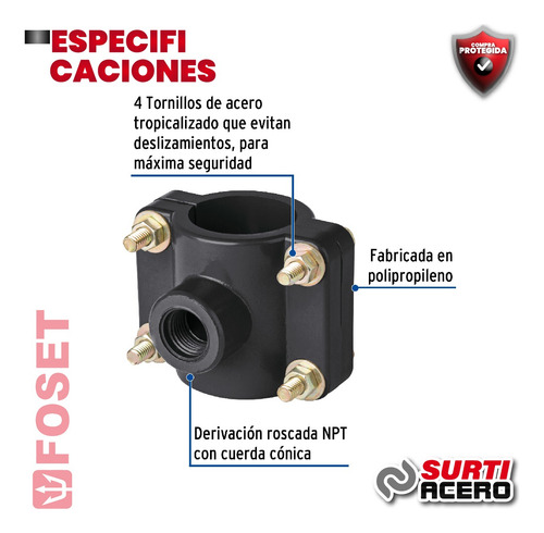 Abrazadera Para Toma Domiciliaria Pp 3