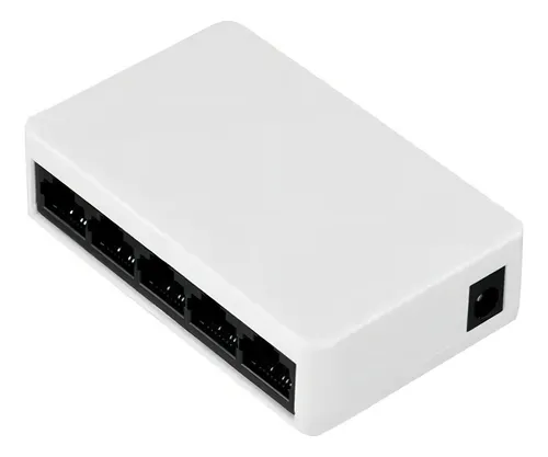 comprar Switch Mini 5 Portas Hub Cabo Rede Ethernet 10\u002F100mbps Auto