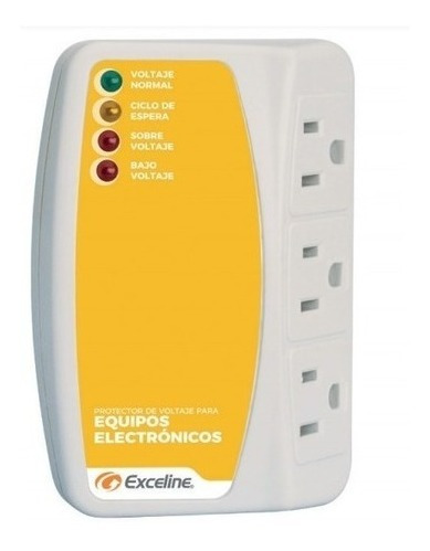 Protector De Voltaje Exceline Para Equipos Electrónicos 120v