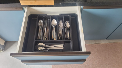 Organizador Porta Talheres Gaveta Para Cozinha Com Extensor